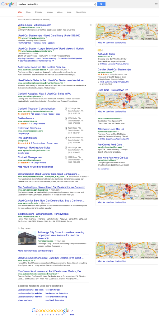 used car dealerships - Google Search