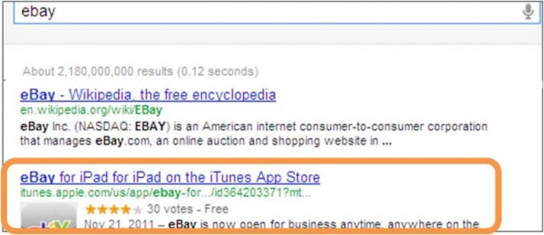 ebay search result