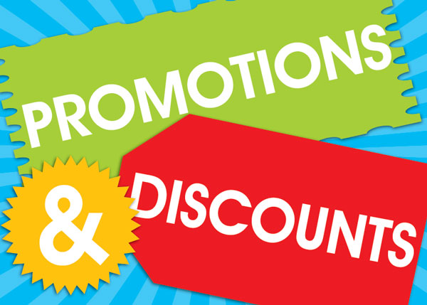 promotions and discouns for conversion improvement